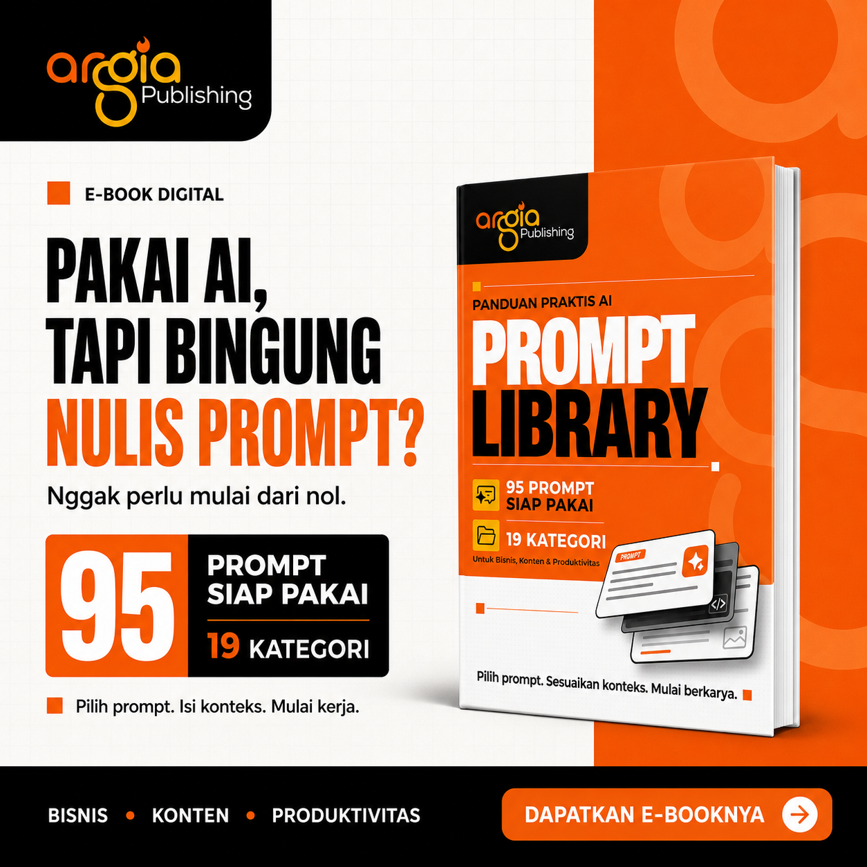 E-Book Prompt Library (95 Prompt AI)